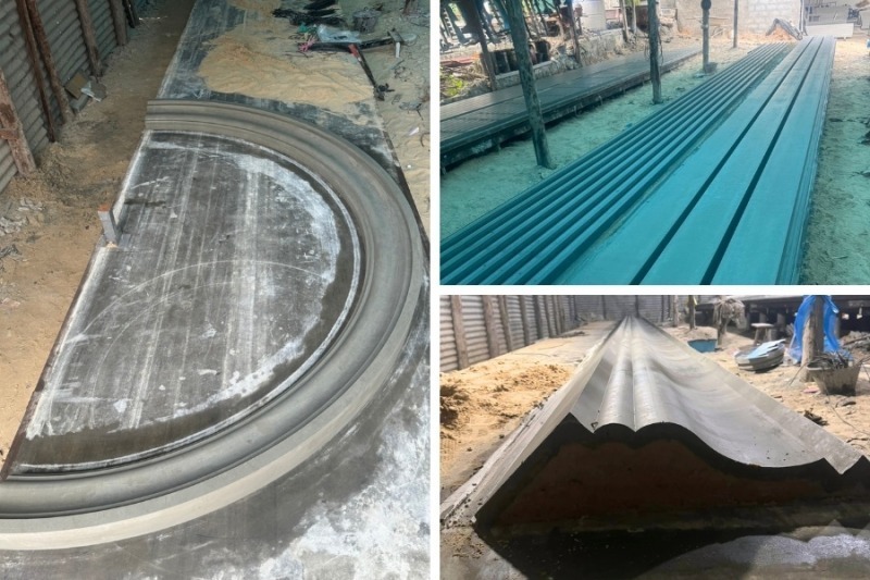 โรงงานบัวปูนปั้นเสาโรมัน